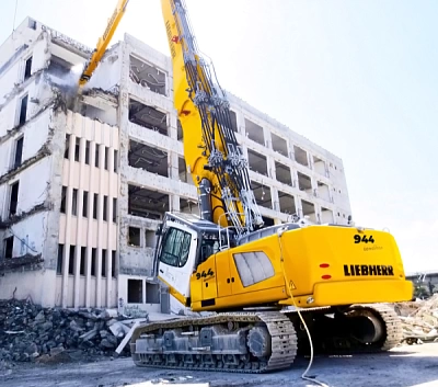 Экскаватор-разрушитель «Liebhher R 944 Demolition»